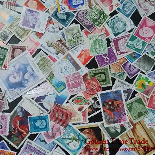 Venta al por Mayor 100 PCS/Lote Sellos Postales Usados ​​con Marca de Correos en Buen Estado Condiciones mundiales para la colección