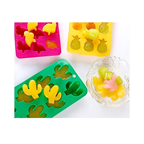 Venta al por mayor de 8 rejillas de silicona de grado alimenticio de la bandeja de hielo de la fruta fabricante de hielo creativo pequeño cubo de hielo molde en forma de flamenco accesorios de cocina