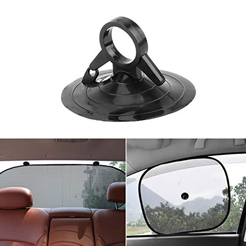 Ventosas 45mm Ventosas de Plástico sin Ganchos Ventosas Pequeñas Ventosas Extra Fuertes Para Baño Cocina Hogar Oficina Ventanas de Coche Vidrio Ventosas Negro 100 Piezas