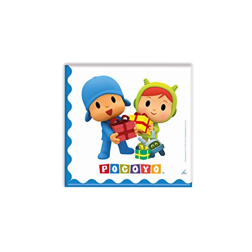 Verbetena, 016001507, pack 20 servilletas pocoyo y nina, servilletas de papel.