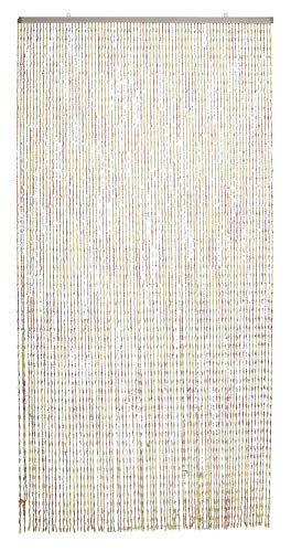 VerdeLOOK - Cortina multiambiente, 120 x 240 cm, 96 hilos, multicolor