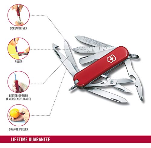 Victorinox Mini Champ Navaja, Unisex, Rojo, Talla Única