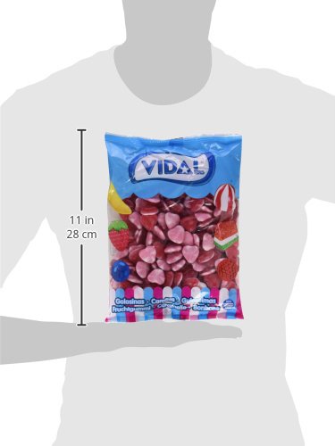 Vidal Corazones Twist Golosina - 1000 gr