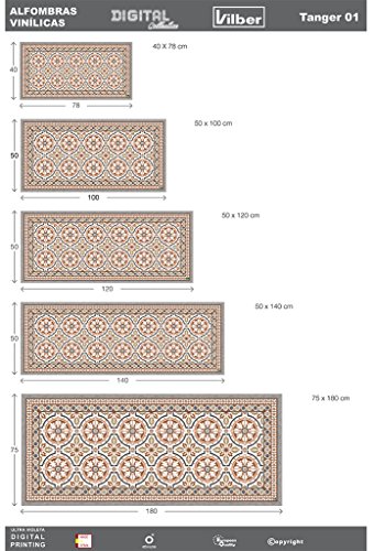 Vilber Gran Chef Tanger Alfombra, Vinilo, 01, 50 x 140 cm