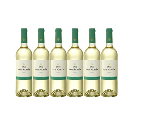 Vino Blanco Verdejo x6 Nueva Añada Cruz de San Martín D.O RUEDA 6 botellas