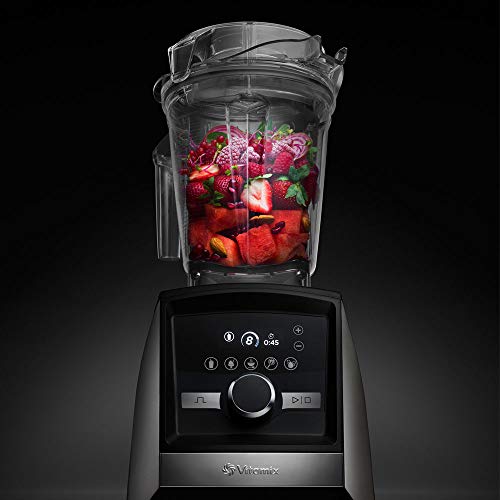 Vitamix Ascent Series A3500i - Licuadora (Giratorio, Tocar, Batidora de vaso, Negro, Acero pulido, Transparente, 1,22 m, Corriente alterna, 1400 W)