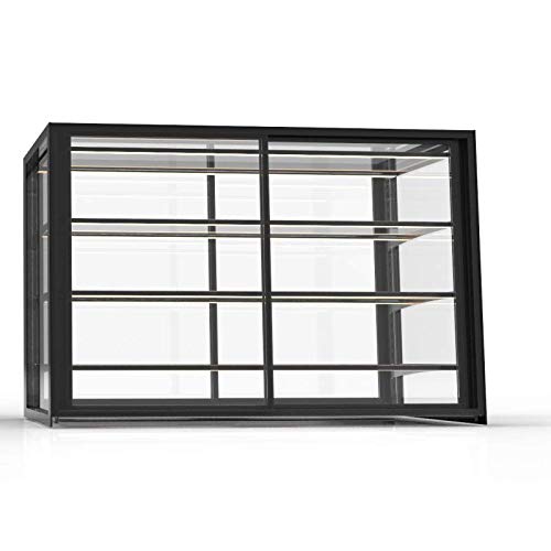 Vitrine Neutre Extra Large Série Integra 3 Niveaux et 2 Portes - 1200x820 mm - SAYL