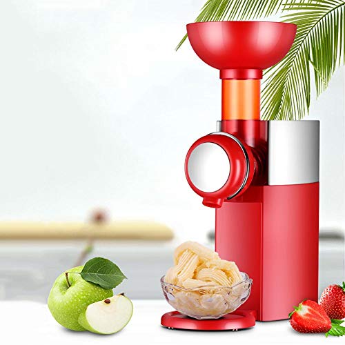 vogueyouth Máquina para Hacer Helados, Máquina para Hacer Helados de Frutas, Máquina para Hacer Helados de Bricolaje fácil de Limpiar para plátano, piña, Kiwi, Bayas, Mango, melocotón, Chocolate