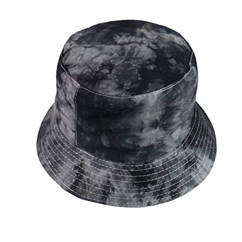 Volibear CRCOG Estilo de la Calle de Doble Cara Sombrero Degradado de Color de Hip-Hop del Casquillo del Sombrero ollas Tie-Dye CRCOG (Color : 1, Size : M)