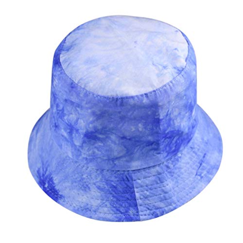 Volibear CRCOG Estilo de la Calle de Doble Cara Sombrero Degradado de Color de Hip-Hop del Casquillo del Sombrero ollas Tie-Dye CRCOG (Color : 1, Size : M)