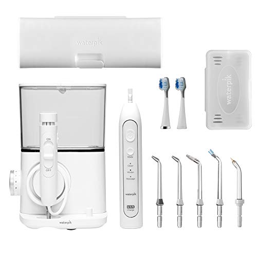 Waterpik Complete Care 9.0 - Cepillo de dientes eléctrico sónico y irrigador bucal