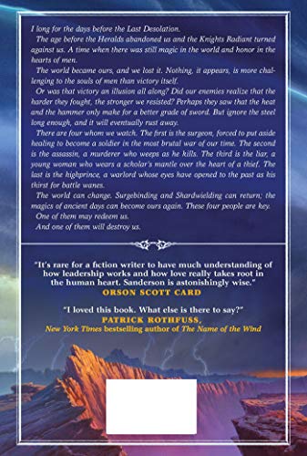 WAY OF KINGS: Book One of the Stormlight Archive: 01