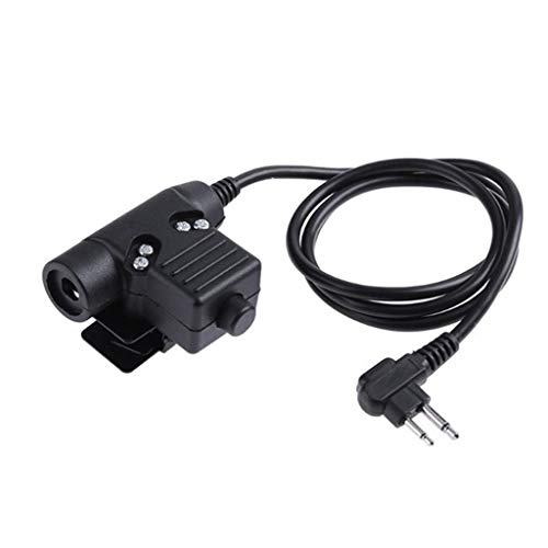 WE-KELLOKITY - Cable adaptador para casco militar de caza PTT Airsoft para Kenwood