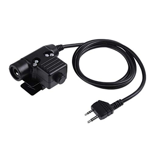 WE-KELLOKITY - Cable adaptador para casco militar de caza PTT Airsoft para Kenwood