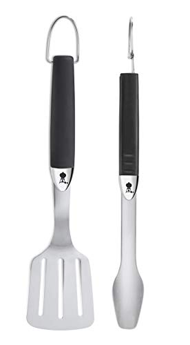 Weber 6645 - Set De 2 Utensilios De Acero Inoxidable - modelo pequeño