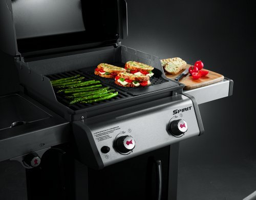 Weber 7597 - Plancha De Hierro Colado Para Spirit De 2 Quemadores.