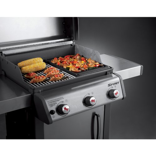 Weber 7598 - Plancha De Hierro Colado Para Spirit De 3 Quemadores.