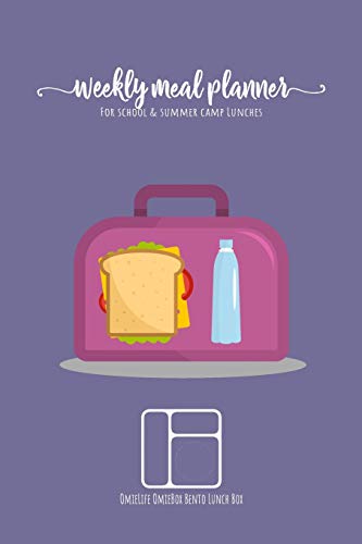 Weekly meal planner for school and summer camp lunches | OmieLife OmieBox Bento Lunch Box: DOWNLOADABLE FREE BONUS  Lunch cute Notes PDF + Grocery ... meal planner for BENTO BOX COLLECTION)