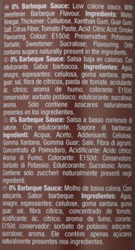 Weider Salsa Zero Barbacoa. Salsa cero grasas. Cero azúcar. 265 ml