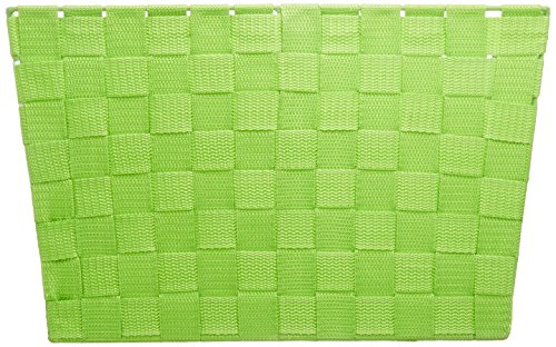 Wenko 20681100 Cesta Adria M Verde - Cesta para el baño, Polipropileno, 35 x 22 x 25.5 cm, Verde