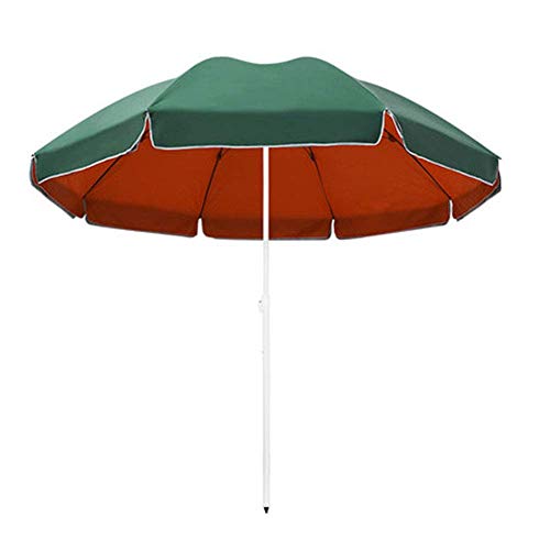 WEWE Paraguas Exterior Redondo de 22 m / 24 m / 26 m Paraguas de jardín Verde/Azul/Paraguas de Mercado 95% Impermeable / UPF50 +
