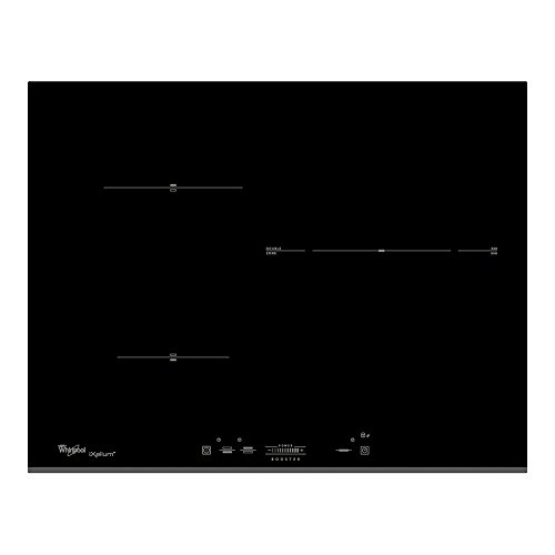 Whirlpool ACM 331/BF/IXL hobs Negro Integrado Con - Placa (Negro, Integrado, Con placa de inducción, Vidrio, 1500 W, Alrededor)