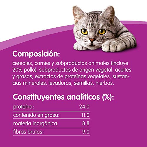 Whiskas Dentabites para La Higiene Oral de Uso Diario para Gatos (Pack de 8 x 40g)