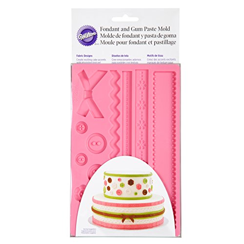 Wilton Molde para Fondant y Pasta de Goma, Rosa, Centimeters