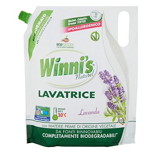 WINNI'S Naturel - Lavadora hipoalergénica de 25 lavados, color lavanda