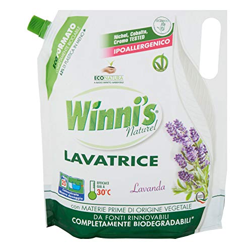 WINNI'S Naturel - Lavadora hipoalergénica de 25 lavados, color lavanda