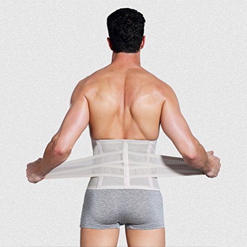 winomo vientre cinturón Waist Trimmer Fitness Cinturón para quitar para hombres y mujeres, color carne