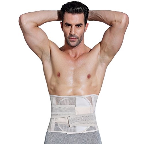 winomo vientre cinturón Waist Trimmer Fitness Cinturón para quitar para hombres y mujeres, color carne