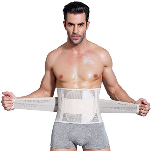 winomo vientre cinturón Waist Trimmer Fitness Cinturón para quitar para hombres y mujeres, color carne