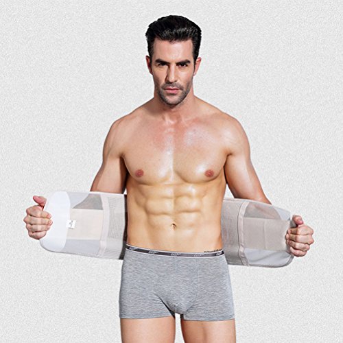 winomo vientre cinturón Waist Trimmer Fitness Cinturón para quitar para hombres y mujeres, color carne