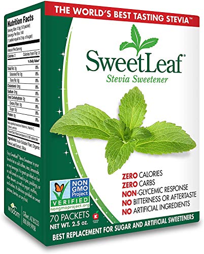 Wisdom Natural, SweetLeaf, Natural Stevia Sweetner, 2.5 oz (70 Packets)