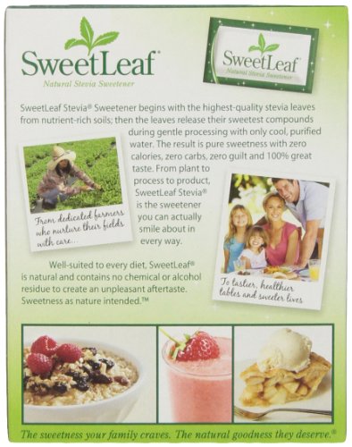 Wisdom Natural, SweetLeaf, Natural Stevia Sweetner, 2.5 oz (70 Packets)