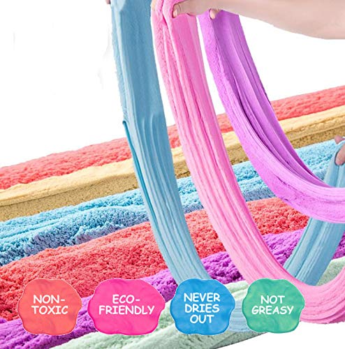 Wizard Stretchy Sand / 1 kg en 3 Colores de Arena Cinética, con Criaturas Marinas, Sirenas y Juguetes del Mar; Ecológica y No Tóxica