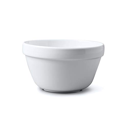 WM Bartleet & Sons 1750 T212 - Cuenco de porcelana tradicional (16 cm, 700 ml/1,3 unidades), color blanco