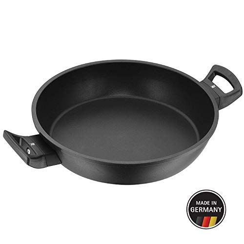 WMF PermaDur Premium Sartén, Acero Inoxidable, Negro, 28 cm