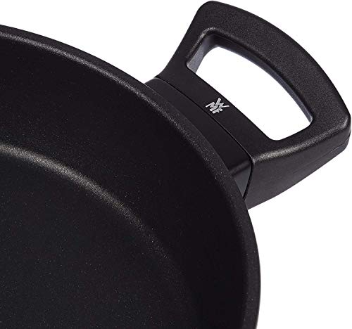 WMF PermaDur Premium Sartén, Acero Inoxidable, Negro, 28 cm