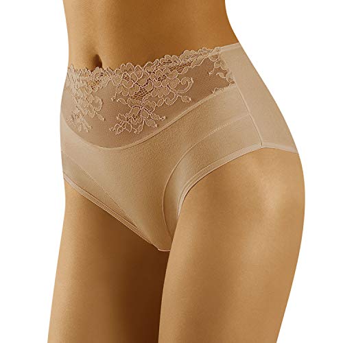 Wolbar Braguita con Encaje para Mujeres WB415, Beige,M