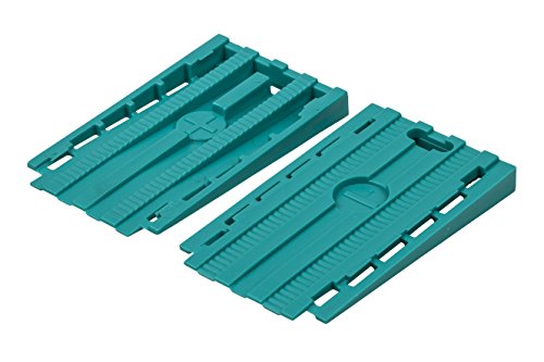 Wolfcraft 6946000 - Pack de 30 cuñas separadoras universales para suelo