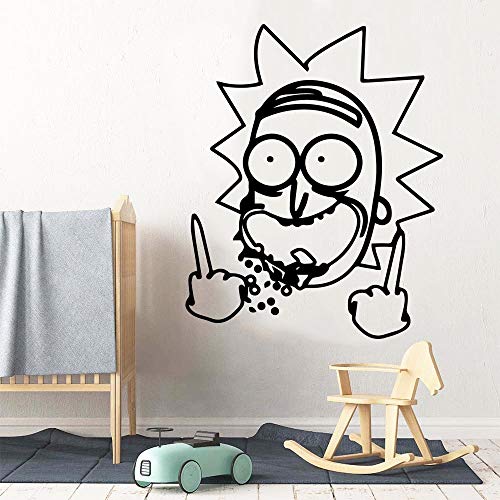 wZUN Cute Monster Home Decoration Vinilo Autoadhesivo Impermeable Wall Art Decal Room Decoration Dormitorio Mural 42x51cm