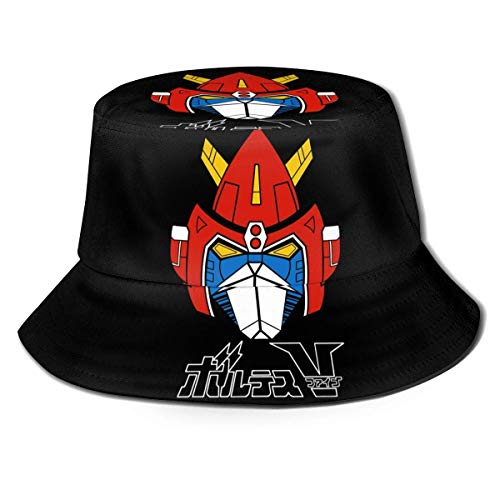 XCNGG Voltes V Sombrero de Pescador Unisex Sombrero de Pescador Sombreros de Pescador Gorra Plegable de Verano para Exteriores Sombrero de Viaje para la Playa