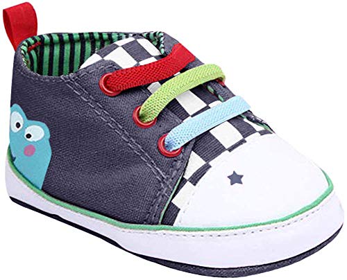 Xiangze Bebe Nino Nina Suave Cordon Suela Lona Zapatos 0-16Meses