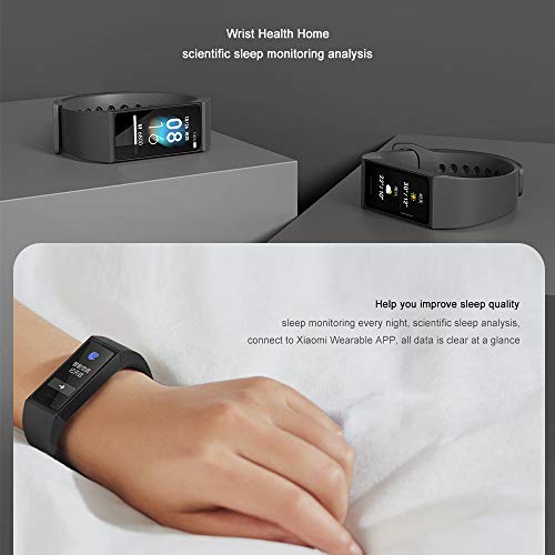 Xiaomi Mi Band 4C Smart Bracelet Fitness Tracker Pantalla a Color de 1.08 '' Pulsera de Actividad con Monitores de Actividad, 50 M a Prueba de Agua, Carga Portátil, Negro