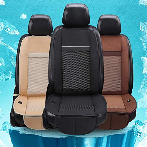 XLKP Ventilación del automóvil Cojín Refrigeración Aire Acondicionado Asiento de Alquiler Asiento de soplado soplado con Ventilador 12V,Black,Withmassage