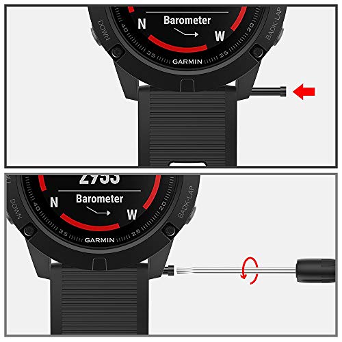 XMDirect Correa Garmin Fenix 3, 26mm Nailon Trenzado Pulseras de Repuesto Accesorios Nylon Strap para Garmin Fenix/Fenix 2 / Fenix 3 / Fenix 3 HR, Garmin Quatix/Quatix 3, Garmin D2, Fenix 5X (Verde)