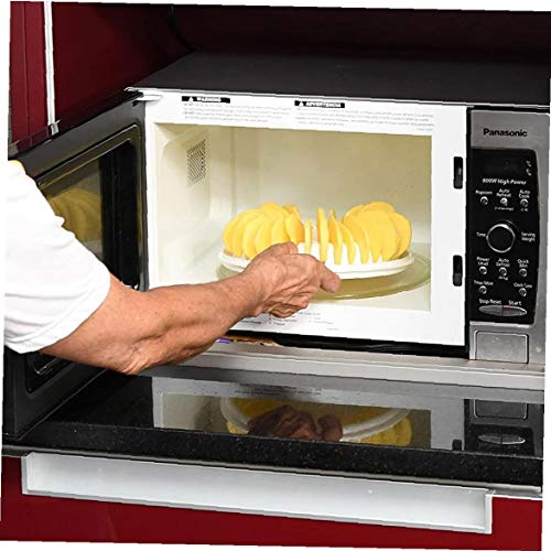 xuew Potato Chip Maker Calorías DIY microondas de Baja al Horno de Patata Patatas Fritas Parrilla sin Grasa Maker Panadería y Repostería Herramientas Accesorios de Cocina