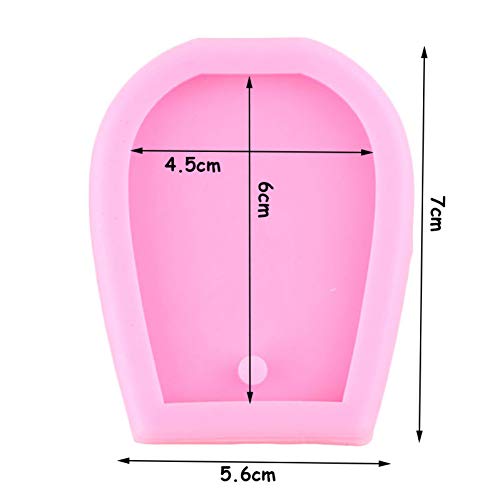 XUZHUO Copa de Vino Forma Molde Taza Molde de Silicona Arcilla polimérica DIY joyería Colgante Haciendo Molde de Resina